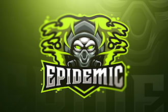 make creative logo about gaming and sugar skulls mask, flowers, pets