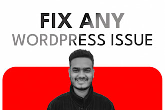 fix wordpress errors, glitches, and major website issues