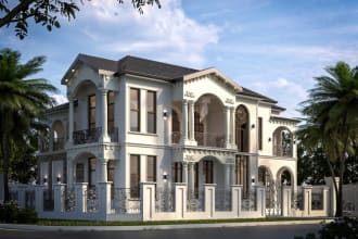 do architectural 3d modeling, rendering in revit