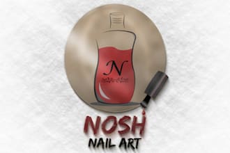provide attractive salon, hair dresser, nail polisher, girls beauty logo