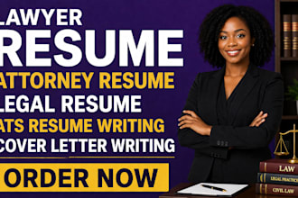 write a job winning lawyer resume, attorney CV and legal cover letter