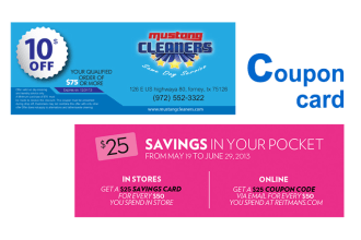 design coupon card for discount or offer