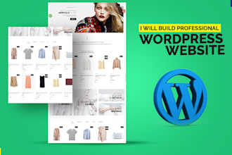 build professional wordpress website
