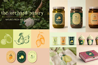 design a complete brand visual kit and identity