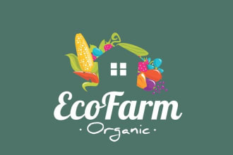 design an agriculture landscape and lawn care logo