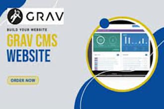 build a responsive website with grav cms