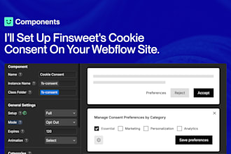 integrate finsweet cookie consent in your webflow website