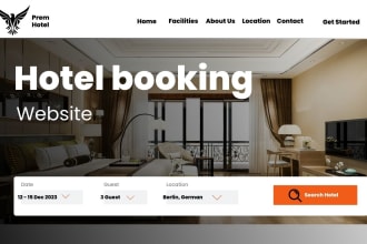 create wordpress hotel booking website, tourism, travel