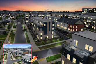 do day to dusk or twilight photo real estate editing
