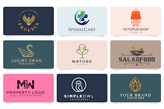 create modern minimalist logo design for your business