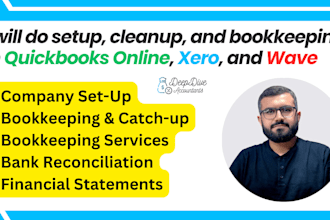 do setup, cleanup, and bookkeeping in quickbooks online for your dealership
