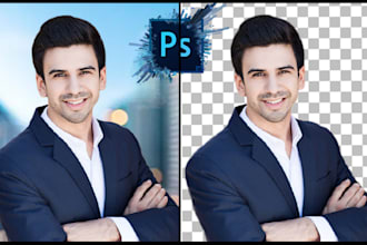 cut out 200 images, background removal in photoshop