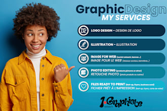do anything graphic design related, logo, banner, flyer, brochure, vector file
