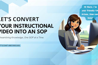 convert your videos into detailed easy to follow sops