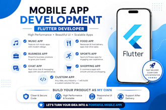 do flutter mobile app development, flutter developer