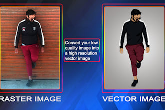 convert raster image into vector image