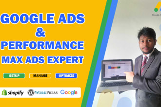 prepare google shopping ads expert PPC campaign with performance max your work