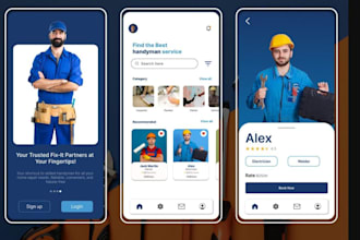 build on demand handyman app, home services app, laundry man app, snowflow app
