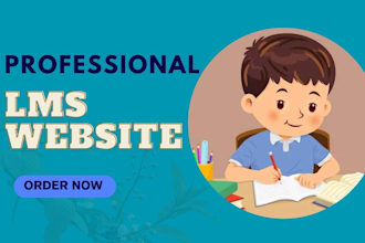 design elearning wordpress website with learndash lms