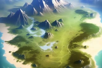 create your fantasy map, worldmap, bottlecap