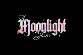 design luxury feminine fashion, boho, script lettering logo
