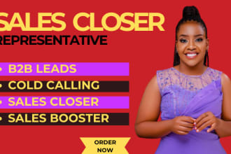 be your sales closer, sales representative