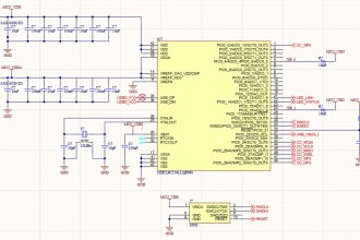 design schematics, layout pcb and generate gerber files for microcontrollers