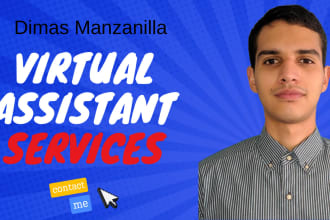 be your personal virtual assistant for any task you need