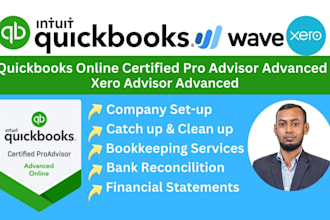 setup catch up clean up and bookkeeping in quickbooks online