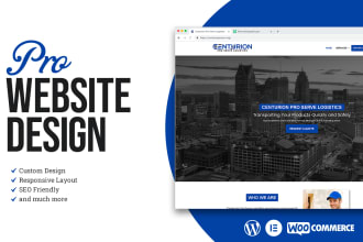 build a modern wordpress website design or blog
