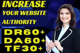 increase domain rating DR ahrefs domain authority da moz and trust flow majestic