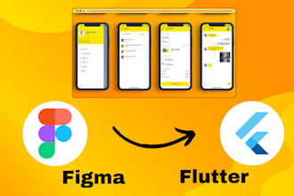 develop flutter apps,fix bug,errors and convert figma to flutter