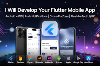 develop flutter apps,fix bug,errors and convert figma to flutter