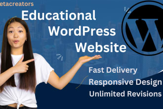 build school college university or any educational wordpress website