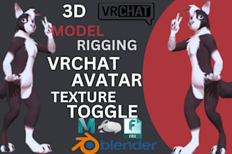 do custom vrchat avatar furry nsfw 3d vrc vtuber chibi vrc avatar nsfw character