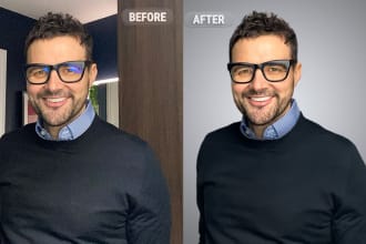 premium headshot photo editing or retouching to make your first impression count