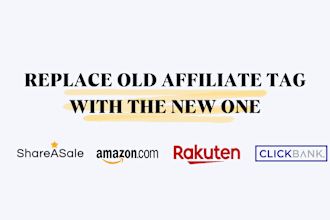 fix, replace, or change amazon affiliate links