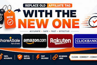 fix, replace or change amazon affiliate links and tracking ids