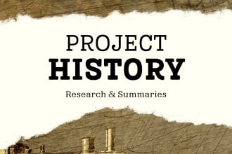 write and do research on any aspect of american history