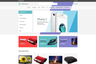 build shopify electronic, laptop, phones accessories store