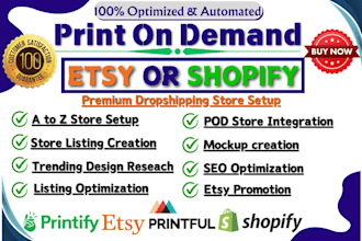 setup etsy print on demand store etsy print on demand product listing etsy seo