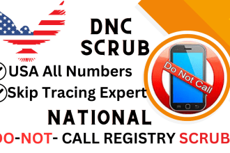 do dnc scrubbing list accurately USA only for telemarketing