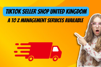create listing tiktok seller shop, setup and manage tiktok seller shop uk, usa