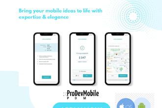 je développerai des applications mobiles ios et android de haute qualité