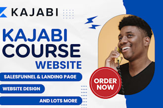 build online course website on kajabi, podia, or thinkific for online coaches