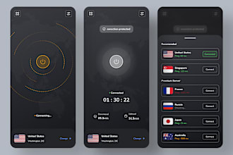 build vpn app, with ads, in app purchase, admin panel on android and ios