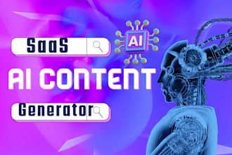 develop saas ai content generator platform, ai chatbot like jasper, writesonic