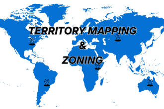 carry out sales territory mapping and gis analysis for business forecasting