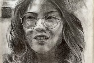 sketch an awesome and realistic portrait using pencil drawing techniques
