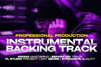 remake and produce instrumental backing track for cover song